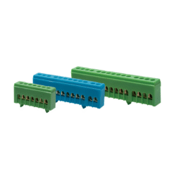 LOC LED Of Cyprus - ACA-Lighting 282N7 7 Holes Blue Neutral Terminal For Din Rail