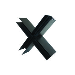 LOC LED Of Cyprus - ACA-Lighting MSCROSSB Matte Black Connector "+" For Magnetic SurfACe/Pendant Track