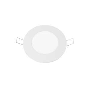 LOC LED Of Cyprus - ACA-Lighting PENU665RW LED Slim Panel White Round Rec. 6W 6500K 470Lm Φ119Mm 230V AC Ra80