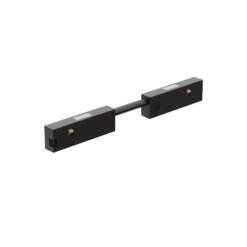 LOC LED Of Cyprus - ACA-Lighting TMCCB Black Corner Electrical Connector With Cable For Mini Magnetic Track 24V DC