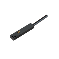 LOC LED Of Cyprus - ACA-Lighting TMF05MB Black Electrical Feeder For Mini Magnetic Track 24V DC With 0