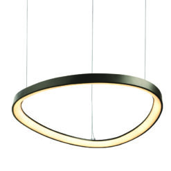 LOC LED Of Cyprus - ACA-Lighting BR97LEDP60BKCCT Pendant Lighting LED 44W Cct 4670Lm Harmony Black Aluminum IP20 D60Xh120Cm