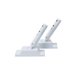 LOC LED Of Cyprus - ACA-Lighting ROPAW Roofpath Set Of 2Pcs White Base Holder With 45° Adjustable Rod