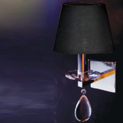 LOC LED Of Cyprus - ACA-Lighting W39261B Netto Wall 40W Ε14 Shade Black