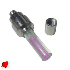 LOC LED Of Cyprus - GloboStar® 115203 Βαλβίδες LED με Μπαταρία 3xLR1130 Αυτοκινήτου - Μοτοσυκλέτας - Ποδηλάτου Σετ 2 Τεμ. σε Blister Κόκκινο