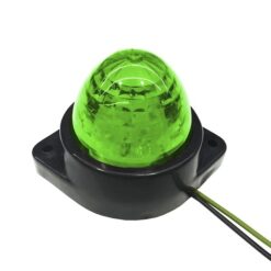 LOC LED Of Cyprus - GloboStar® 115406 Πλευρικά Φώτα Όγκου Φορτηγών BULLET LED 6 SMD DC 24V Αδιάβροχο IP66 Πράσινο