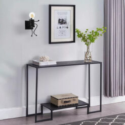 LOC LED Of Cyprus - GLOBOSTAR® FIGURE 10001388 Μοντέρνο Φωτιστικό Τοίχου - Απλίκα με Ντουί 1 x E27 AC 220-240V IP20 - Μαύρο - Μ12 x Π19 x Υ17cm