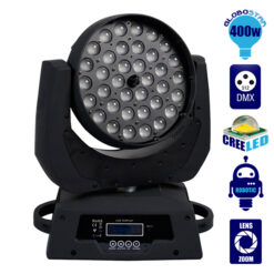 LOC LED Of Cyprus - Κινούμενη Ρομποτική Κεφαλή Artemis ZOOM WASH PRO 10°-60° 36*10 Watt CREE LED RGBW 360W 230V DMX512 GloboStar 51116