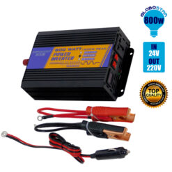 LOC LED Of Cyprus - Inverter Τροποποιημένου Ημίτονου 24 Volt DC σε 220 Volt AC 800 Watt GloboStar 67435