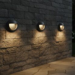 LOC LED Of Cyprus - kelvo® STEPART KLV-101-0096 Φωτιστικό Σκαλοπατιού / Διαδρόμου LED 3W 375lm 45° AC 220-240V Αδιάβροχο IP65 Θερμό Λευκό 2700K - Lumileds SMD Chip & TÜV SÜD Driver - Γκρι Ανθρακί Ματ - Μ16 x Π8 x Υ16cm - 5 Χρόνια Εγγύηση