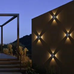 LOC LED Of Cyprus - kelvo® ARKOS KLV-101-0108 Φωτιστικό Τοίχου / Απλίκα LED 8W 840lm 15° AC 220-240V Αδιάβροχο IP65 Θερμό Λευκό 2700K - CREE SMD Chip & TÜV SÜD Driver - Γκρι Ανθρακί Ματ - Μ13 x Π5.5 x Υ13cm - 5 Χρόνια Εγγύηση