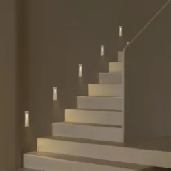 LOC LED Of Cyprus - kelvo® STEPART KLV-101-0094 Χωνευτό Φωτιστικό Σκαλοπατιού / Διαδρόμου LED 3W 375lm 45° AC 220-240V Αδιάβροχο IP65 Θερμό Λευκό 2700K - Lumileds SMD Chip & TÜV SÜD Driver - Λευκό Ματ - Μ6.5 x Π6.5 x Υ21cm / Q5.4 x 18.9cm - 5 Χρόνια Εγγύηση