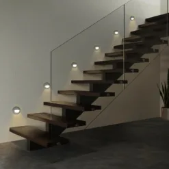 LOC LED Of Cyprus - kelvo® STEPART KLV-101-0075 Χωνευτό Φωτιστικό Σκαλοπατιού / Διαδρόμου LED 3W 375lm 45° AC 220-240V Αδιάβροχο IP65 Θερμό Λευκό 2700K - Lumileds SMD Chip & TÜV SÜD Driver - Γκρι Ανθρακί Ματ - Μ8.3 x Π4.5 x Υ8.3cm / Q6.6 x 6.6cm - 5 Χρόνια Εγγύηση