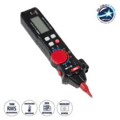 LOC LED Of Cyprus - GloboStar® 79693 Ψηφιακό Φορητό Πολύμετρο TASI TA802A με Θήκη Προστασίας Μαύρο