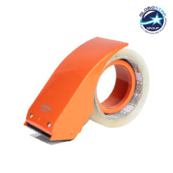 LOC LED Of Cyprus - GLOBOSTAR® PACKAGING 79950 Επαγγελματική Μηχανή για Αυτοκόλλητη Ταινία Συσκευασίας Φάρδους έως 5.5cm & Μήκους έως 150 Μέτρων - Πορτοκαλί - Μ8.5 x Π8.5 x Υ9cm