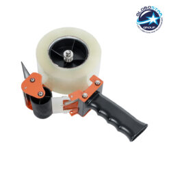 LOC LED Of Cyprus - GloboStar® 79951 Επαγγελματική Μηχανή Ταινίας Συσκευασίας Χειρός DELI Μ16.5 x Π7.8 x Υ24cm - Πορτοκαλί & Μαύρο