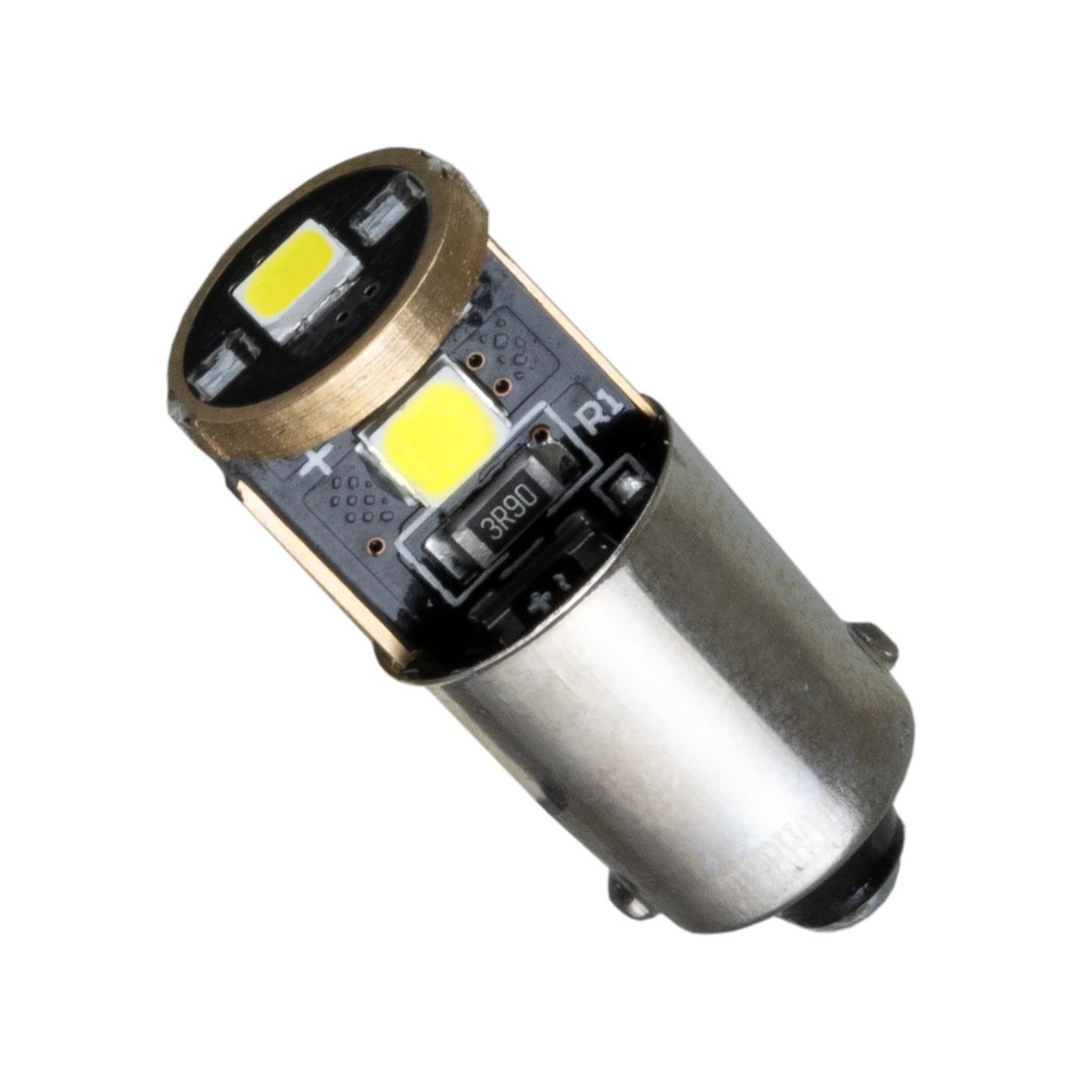 LOC LED Of Cyprus - GloboStar® BA9S - T4W 81290  Λάμπα Αυτοκινήτου 3rd Generation Can-Bus Extreme Series LED 3 SMD 3030 5W 450lm 360° DC 12-22V IP20 Ψυχρό Λευκό 6000K