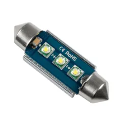 LOC LED Of Cyprus - GloboStar® C5W 81326 Λάμπα Αυτοκίνητου 39mm FESTOON  3rd Generation Can-Bus Extreme Series LED 3 CREE XBD 2.05W 260lm 120° DC 12V IP20 Ψυχρό Λευκό 6000K