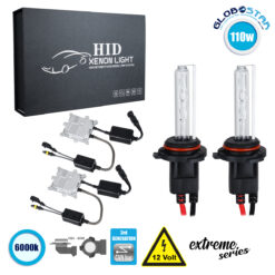 LOC LED Of Cyprus - GloboStar® 84154 HB4 9006 XCB Line KIT Βασικού Φωτισμού Αυτοκινήτου & Μοτοσυκλέτας 3rd Generation Can-Bus Extreme Series XENON 110W 10350lm DC 9-16V Αδιάβροχο IP65 Ψυχρό Λευκό 6000K