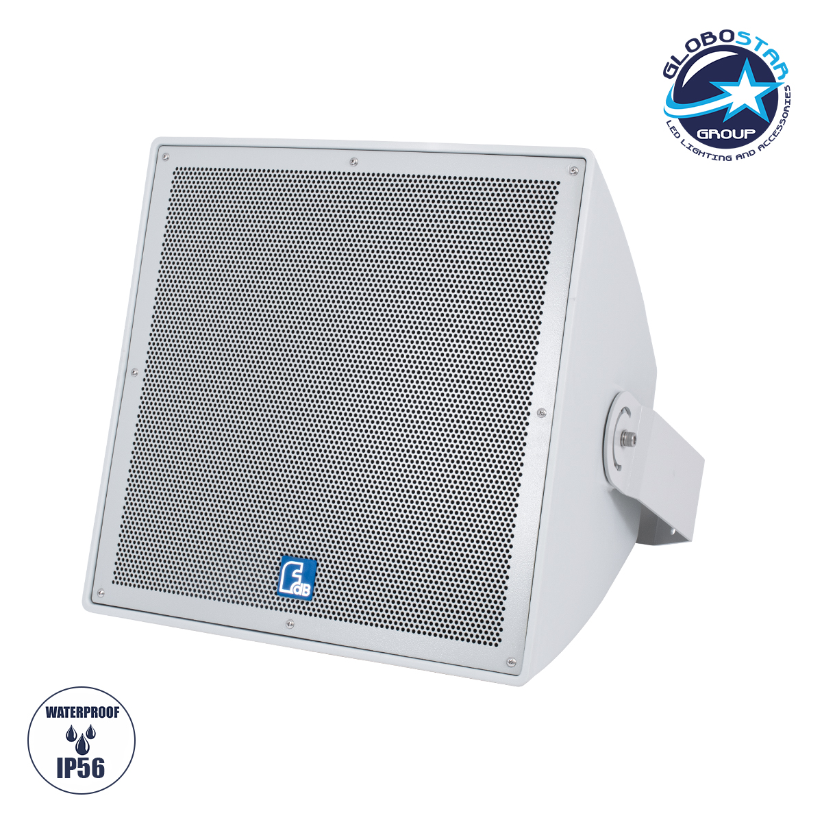 LOC LED Of Cyprus - GloboStar® FDB LT215T 98010 Facilities Speaker - Παθητικό Ηχείο Εγκαταστάσεων Επιτοίχιο με Μετασχηματιστή 100V & 8Ω - 400W RMS (1600W Peak) - 1 x 15" Inches LF & 1 x 1.4" Inches HF - Αδιάβροχο IP56 - Λευκό - Μ49.9 x Π52 x Υ50cm
