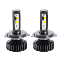 LOC LED Of Cyprus - GLOBOSTAR® LEDKITF2 82022 Λάμπα H4 CANbus LED 30W/60W 3500lm/7000lm 360° DC 12-24V Αδιάβροχο IP65 Ψυχρό Λευκό 6000K - CREE COB Chip - Μ4 x Π4 x Υ7cm - Πακέτο 2 Τεμαχίων - 2 Χρόνια Εγγύηση