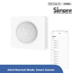 LOC LED Of Cyprus - GloboStar® 80064 SONOFF PIR3-RF – Smart 433MHZ RF PIR Motion Sensor 6m/110° Detection