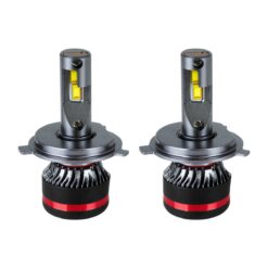 LOC LED Of Cyprus - GloboStar® 82082 H4 HL Line KIT Βασικού Φωτισμού Αυτοκινήτου & Φορτηγού 3rd Generation Can-Bus Extreme Series LED CREE CXB COB 100W 24000lm DC 9-32V Αδιάβροχο IP67 Ψυχρό Λευκό 6000K