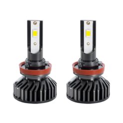 LOC LED Of Cyprus - GloboStar® 82024 H8 F2 Line KIT Βασικού Φωτισμού Αυτοκινήτου & Φορτηγού 3rd Generation Can-Bus Series LED CREE CXB COB 30W/60W 3500lm/7000lm DC 12-24V Αδιάβροχο IP65 Ψυχρό Λευκό 6000K